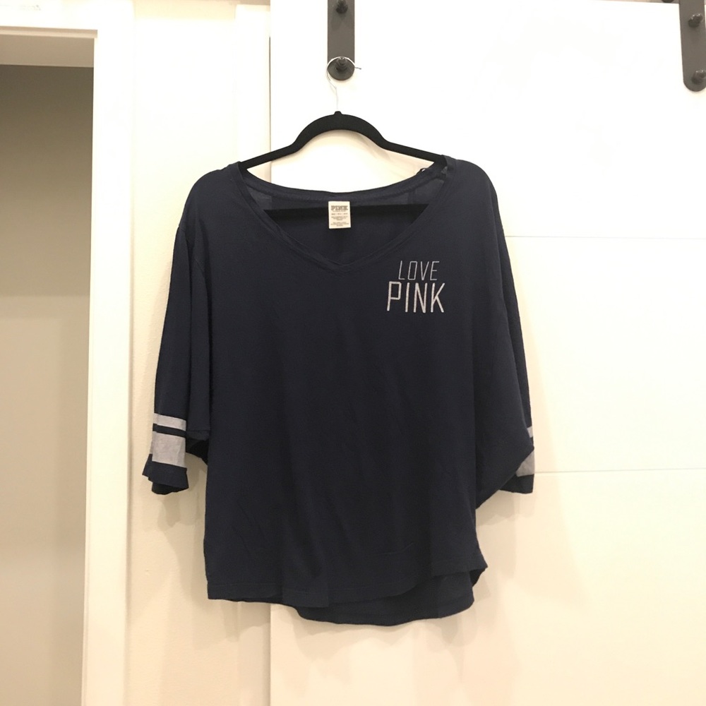 Navy Baseball Tee